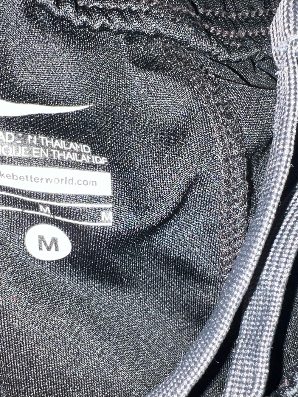 Mens Nike running g pants black medium vintage